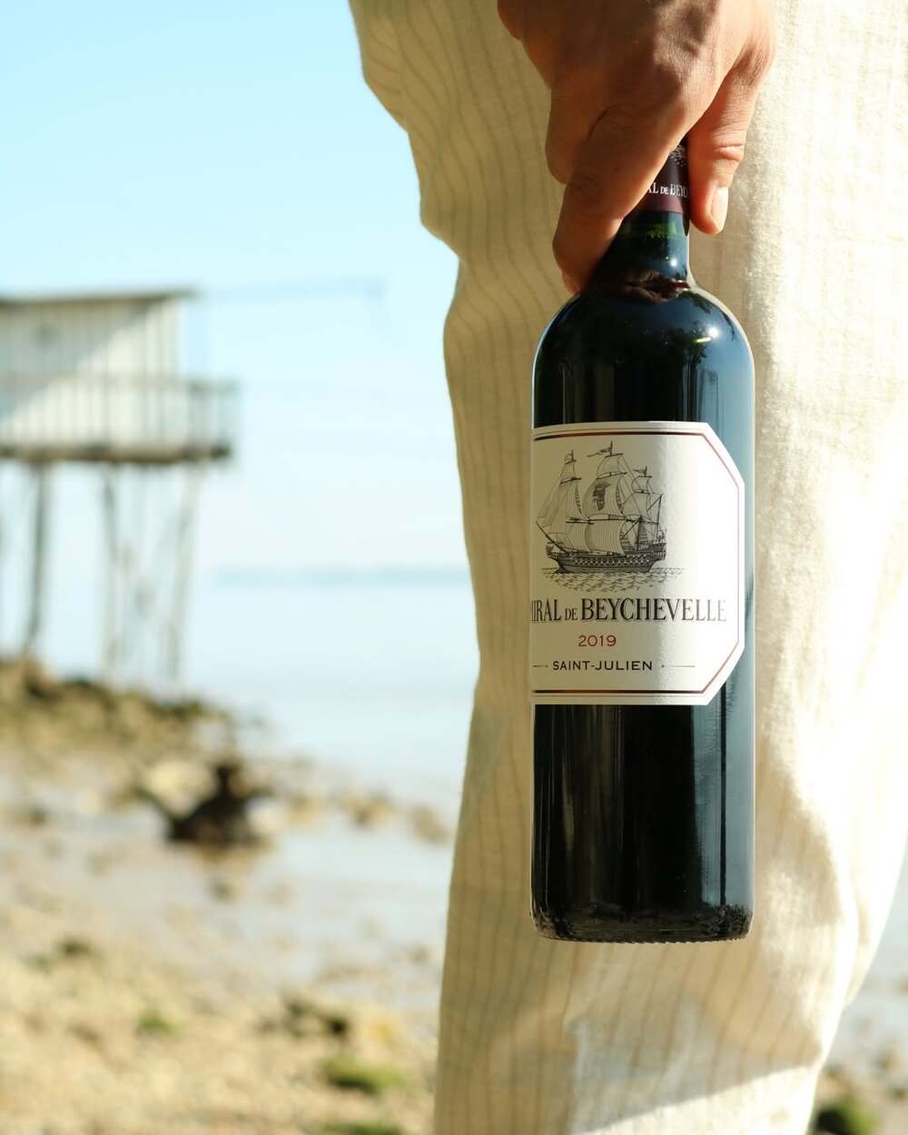 Ảnh dọc chai Chateau Beychevelle