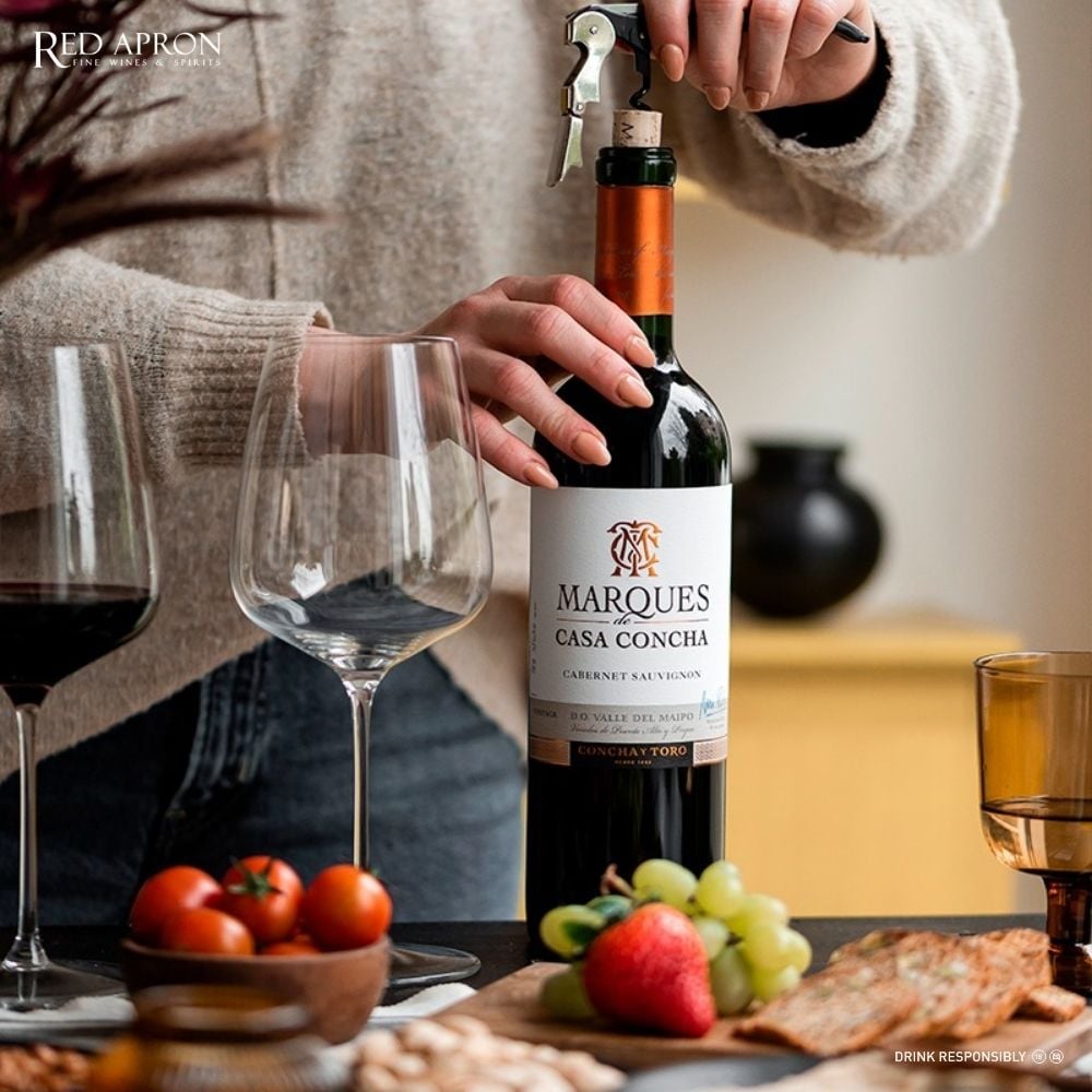 Chai Concha Y Toro Marques de Casa Concha Cabernet Sauvignon Chile dùng làm rượu giao bôi