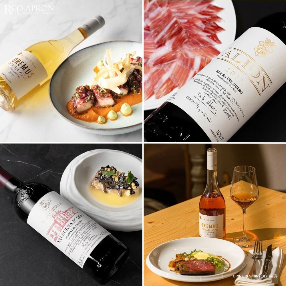 Vega Sicilia dùng cùng steak và thịt nướng kiểu Âu
