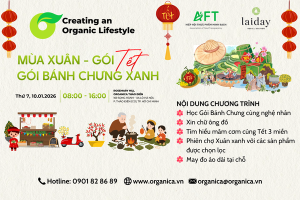 EVENT TẾT 2026: MÙA XUÂN - GÓI TẾT GÓI BÁNH CHƯNG XANH