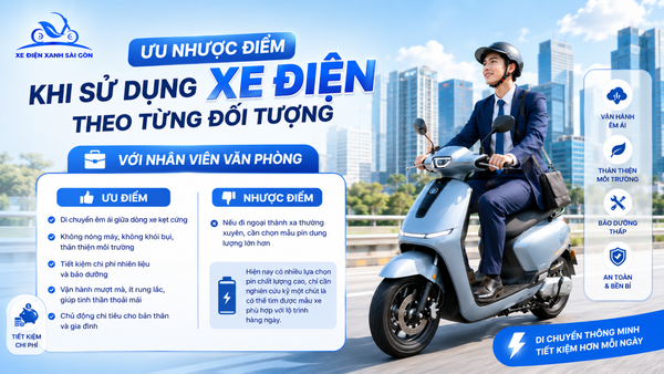 uu-nhuoc-diem-khi-su-dung-xe-dien-voi-nhan-vien-van-phong