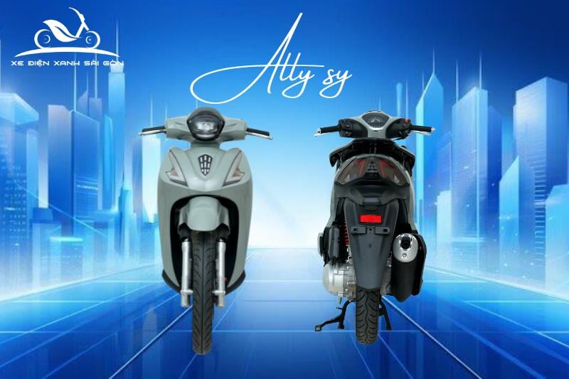 Mặt nạ trước và đuôi xe tay ga 50cc Ally SY