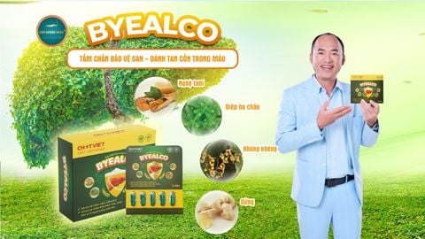 TPBVSK BYEALCO | TẤM CHẮN BẢO VỆ GAN - ĐÁNH TAN CỒN TRONG MÁU