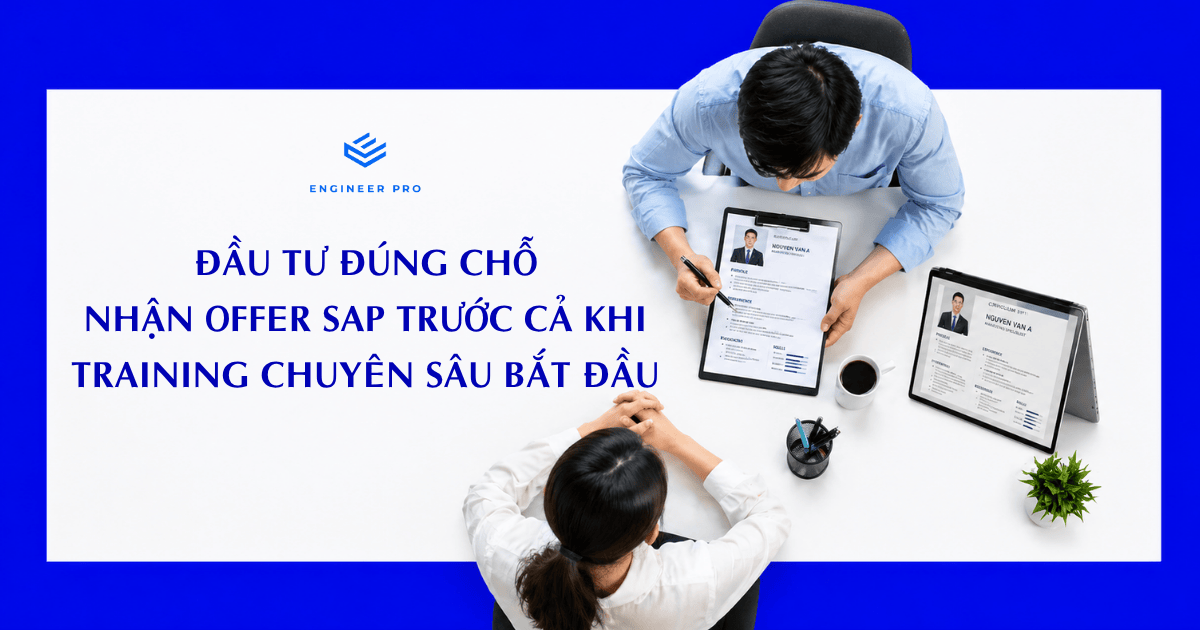 ĐẦU TƯ ĐÚNG CHỖ - NHẬN OFFER SAP TRƯỚC CẢ KHI TRAINING CHUYÊN SÂU BẮT ĐẦU