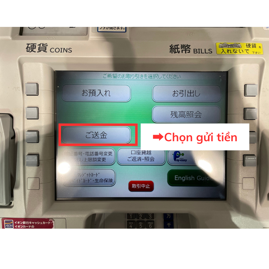 Hướng dẫn thanh toán đơn sách ở cây ATM YUCHO