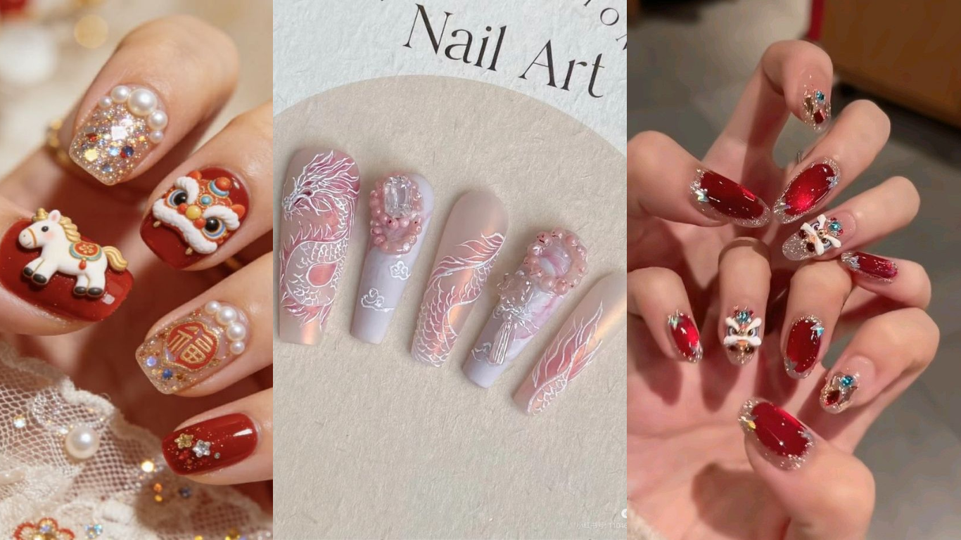 Xu Hướng Nail Tết Đẹp - Gợi Ý Content Quảng Cáo Nail Hút Khách