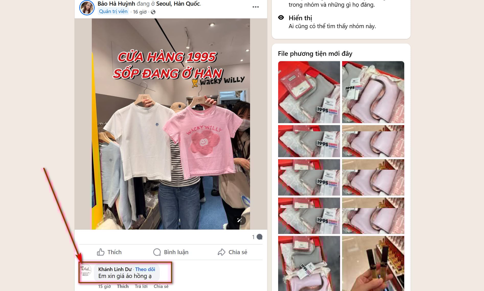 Hiệu ứng đám đông từ group facebook