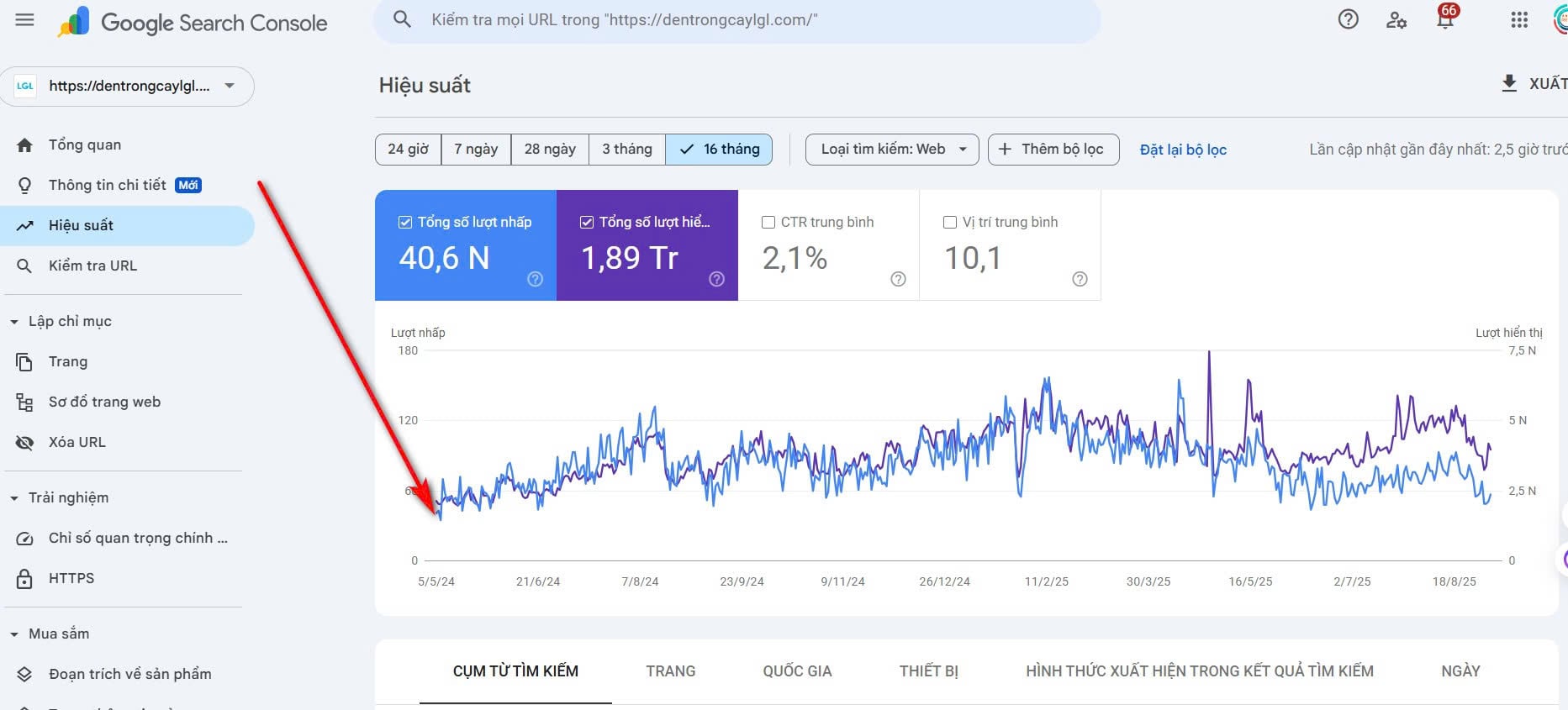 Kết quả dùng dịch vụ viết bài chuẩn SEO tại Coraptix