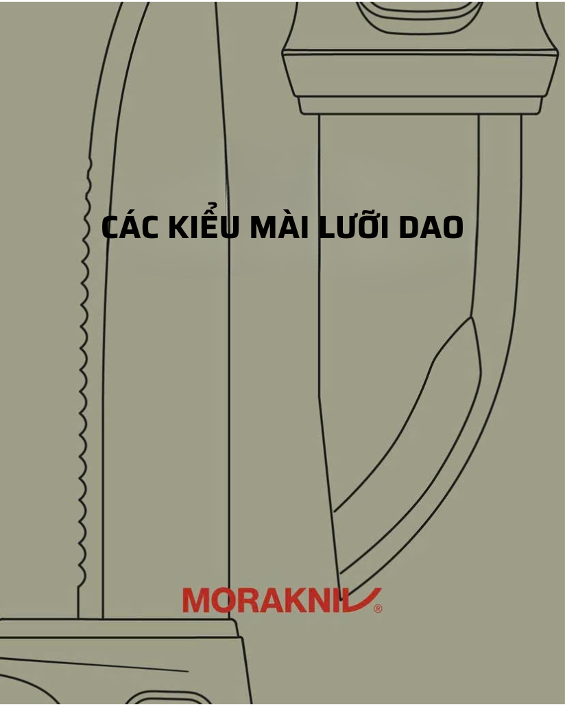 Cùng Morakniv tìm hiểu các kiểu mài dao phổ biến cho hoạt động ngoài trời