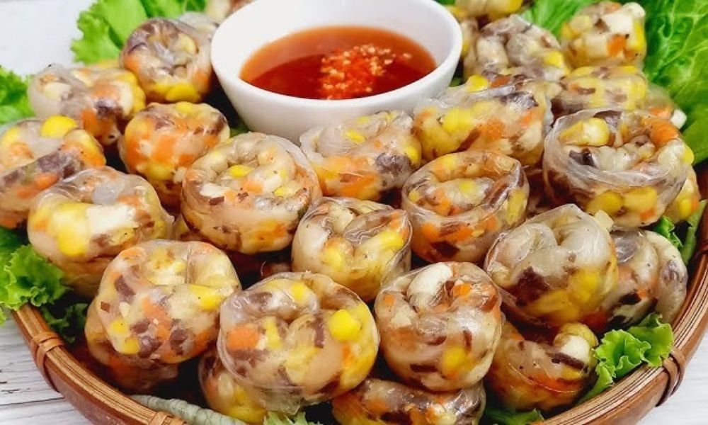 Cách làm bánh tráng lụi chấm sốt me ăn là nghiện