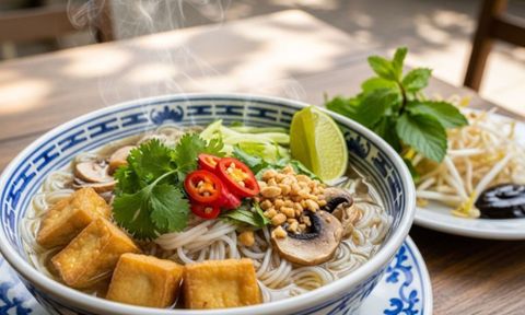 Hướng dẫn 3 cách nấu bún nước lèo chay đậm đà thanh mát