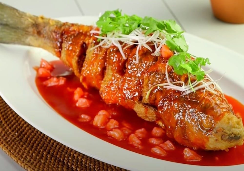 Cách làm cá chẻm sốt chua ngọt hấp dẫn đơn giản dễ làm