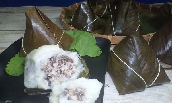 Cách làm bánh giò nhân thịt mộc nhĩ chất lượng, ăn là nghiện