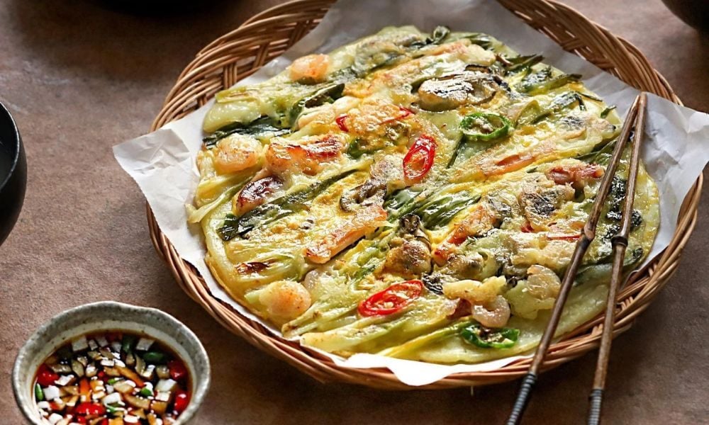 Cách làm bánh hành chiên giòn Hàn Quốc thơm ngon đúng chuẩn