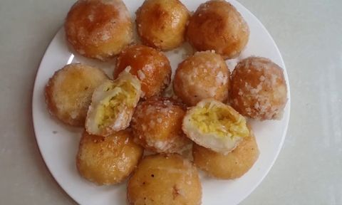 Cách làm bánh rán đường nhân đậu xanh ăn ngon, lạ miệng