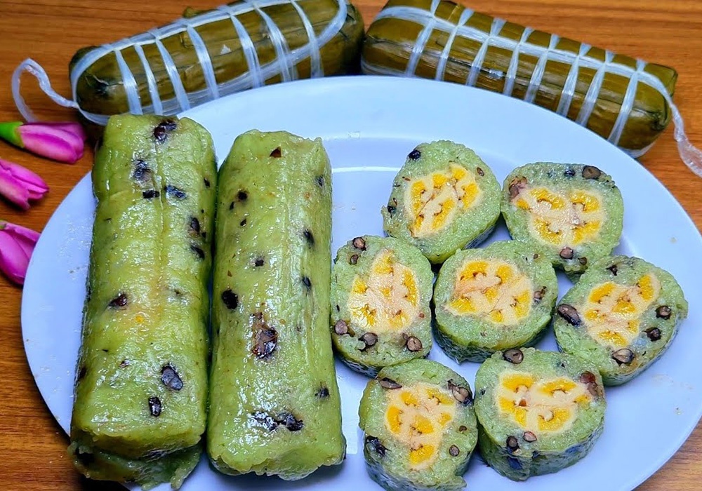 Cách làm bánh tét nhân chuối chuẩn vị miền Tây tại nhà