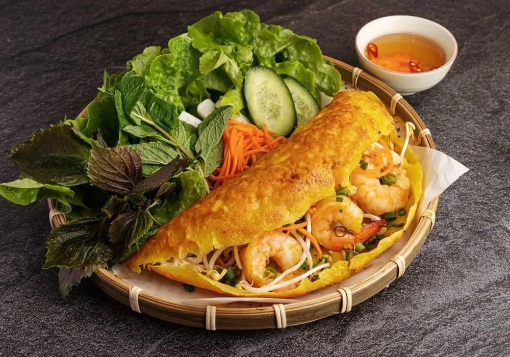 Cách làm bánh xèo miền Trung vỏ mỏng giòn ngon khó cưỡng
