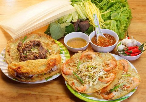 2 Cách làm bánh xèo tôm nhảy, bánh xèo mực ngon khó cưỡng
