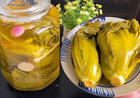 Cách làm dưa chua giòn ngon, vị chua nhẹ không bị khú