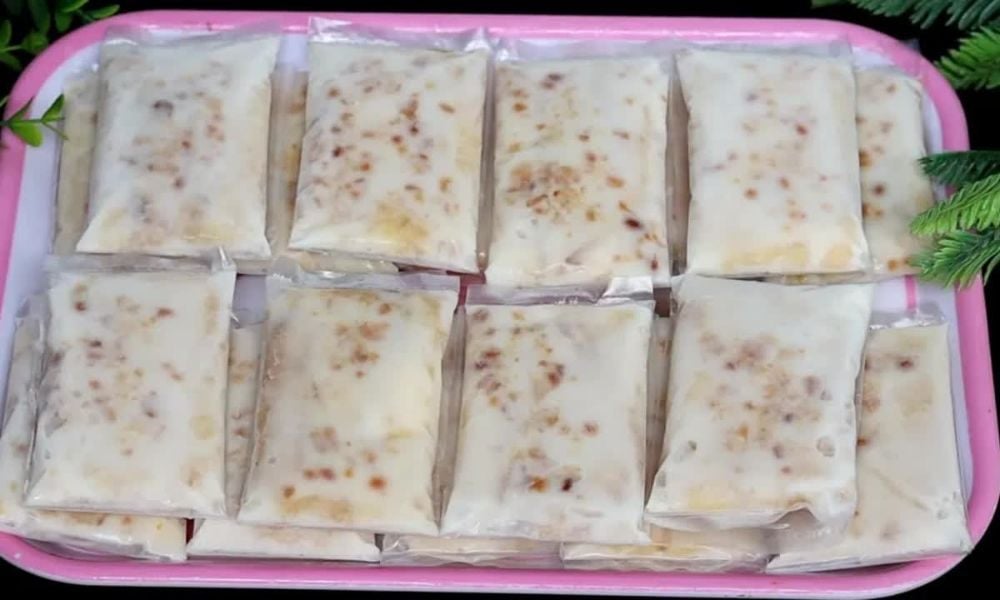 Cách làm kem chuối nước cốt dừa, đậu phộng béo thơm