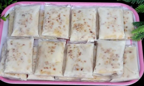 Cách làm kem chuối nước cốt dừa, đậu phộng béo thơm