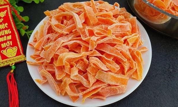 Hướng dẫn 3 cách làm mứt cà rốt giòn ngon, lên màu đẹp