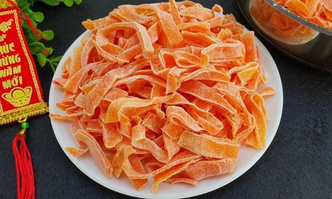 Hướng dẫn 3 cách làm mứt cà rốt giòn ngon, lên màu đẹp