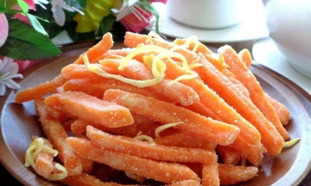 Hướng dẫn cách làm mứt khoai lang dẻo ngon, không bị nát