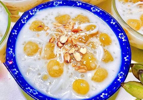 Cách nấu chè chuối bột báng thơm béo chuẩn vị tại nhà