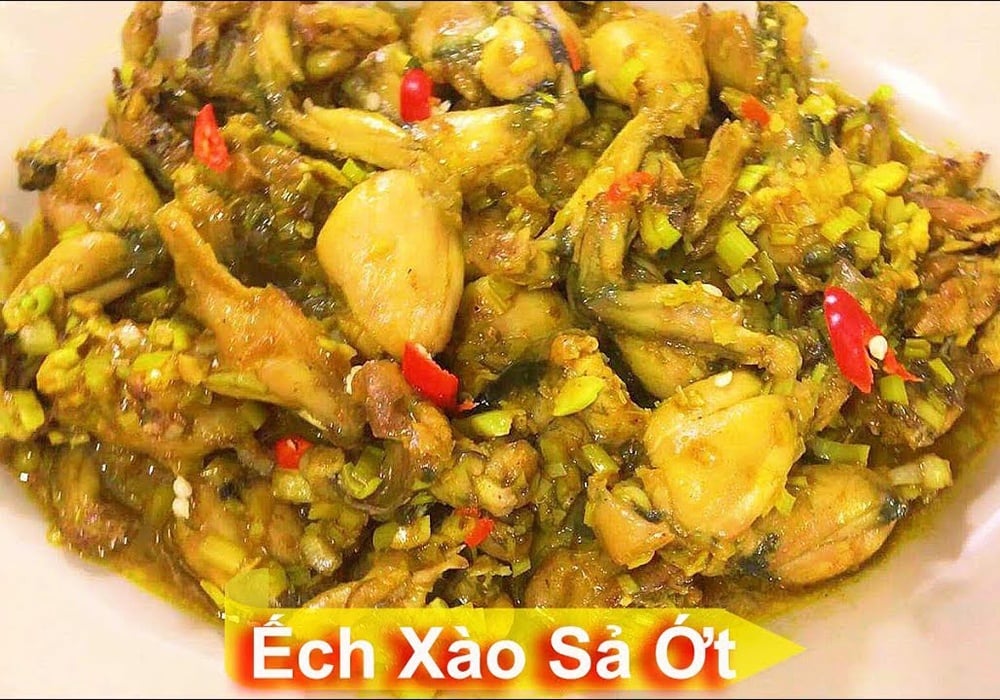 Hướng dẫn làm ếch xào sả ớt cay thơm hấp dẫn, ăn là mê