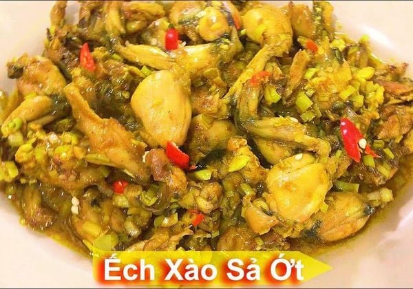 Hướng dẫn làm ếch xào sả ớt cay thơm hấp dẫn, ăn là mê