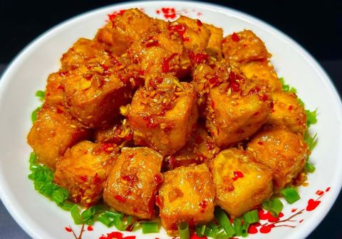 Cách làm đậu hũ chiên sả ớt giòn thơm cay nhẹ dễ thực hiện