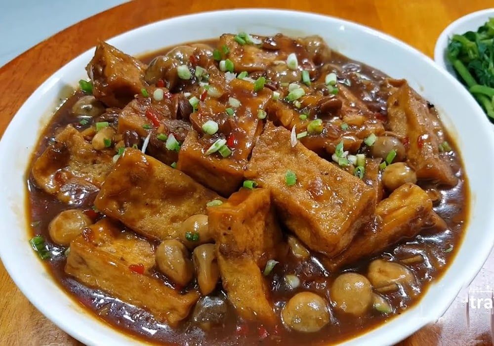 Cách làm đậu hũ kho tương hột chay đậm đà, đưa cơm