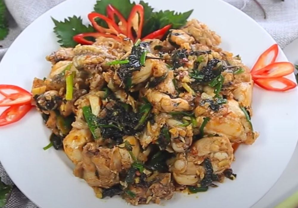 Cách làm ếch xào lá cách nước cốt dừa béo thơm lạ miệng