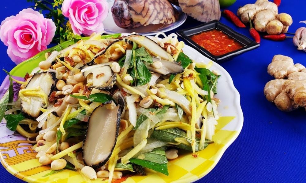 Cách làm gỏi ốc giác giòn sần sật, chua ngọt đậm đà