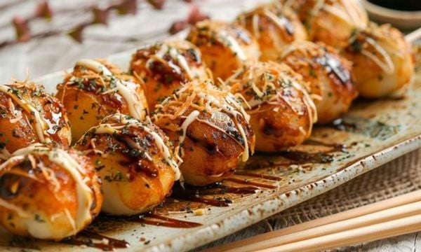 Cách làm bánh bạch tuộc takoyaki chuẩn công thức Nhật