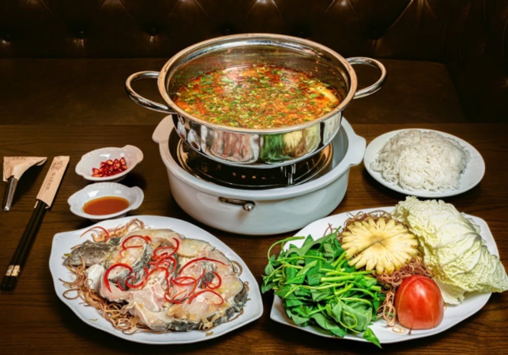 Cách làm lẩu cá mú măng chua đổi vị bữa cơm ngày cuối tuần