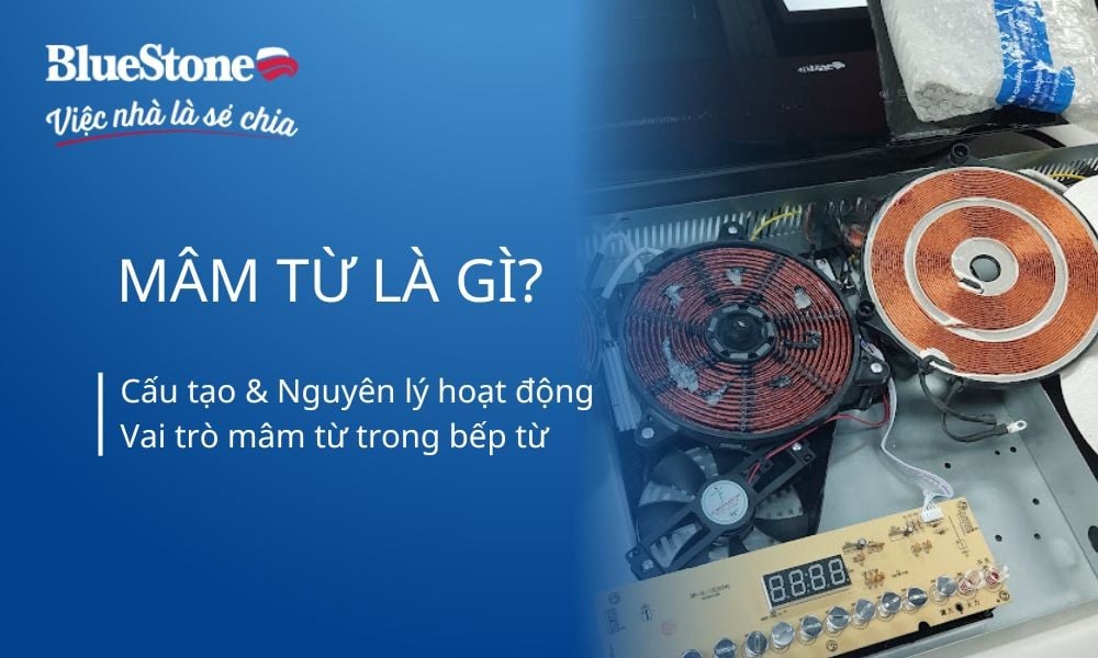 Mâm từ là gì? Cấu tạo và nguyên lý hoạt động mâm từ bếp từ