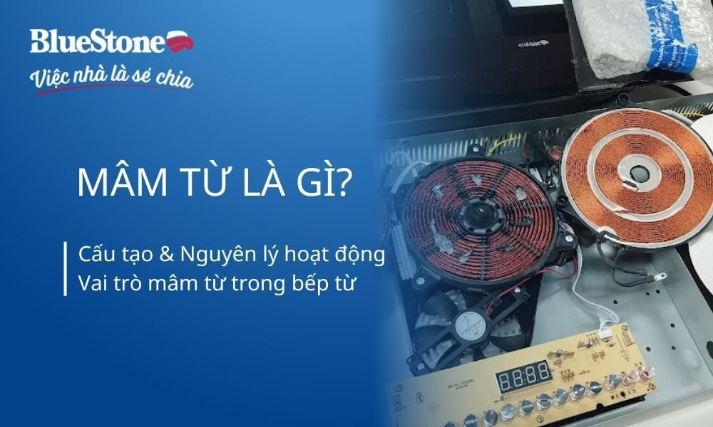 Mâm từ là gì? Cấu tạo và nguyên lý hoạt động mâm từ bếp từ