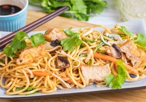 Cách làm mì trộn chay nhanh gọn, đủ vị cho bữa ăn nhẹ