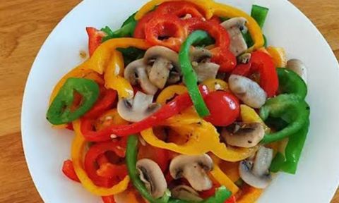 Cách làm ớt chuông xào chay ngọt giòn, ăn chay không ngán