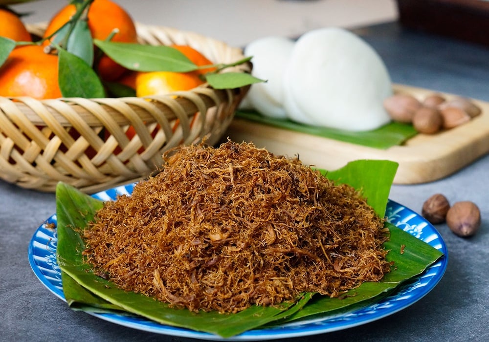 Cách làm ruốc nấm chay tơi bông thơm ngon cho bữa ăn thanh tịnh