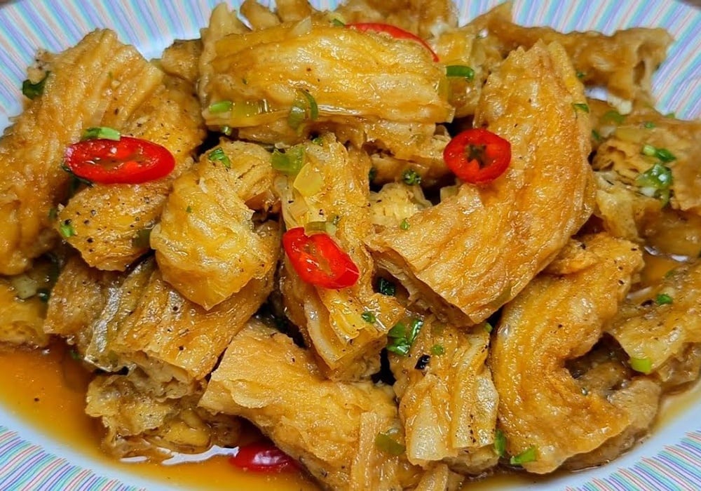 Hướng dẫn làm tàu hũ ky kho chay đậm đà, đưa cơm ngày lạnh