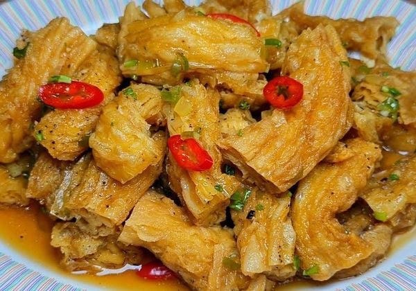 Hướng dẫn làm tàu hũ ky kho chay đậm đà, đưa cơm ngày lạnh