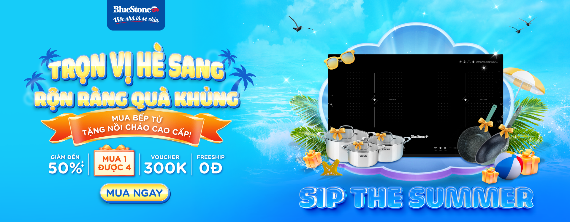 Mua Bếp Từ Tặng Nồi Chảo