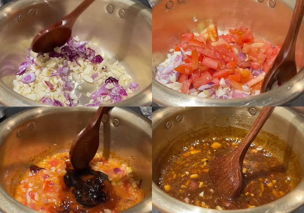 Các bước làm nước sốt ăn với bánh mì thịt nướng