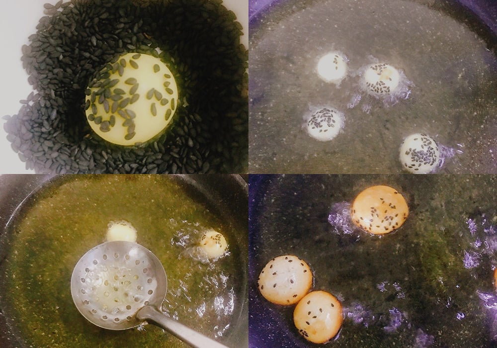 Các bước làm bánh khoai lang chiên