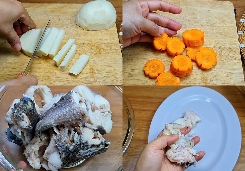 Sơ chế các nguyên liệu