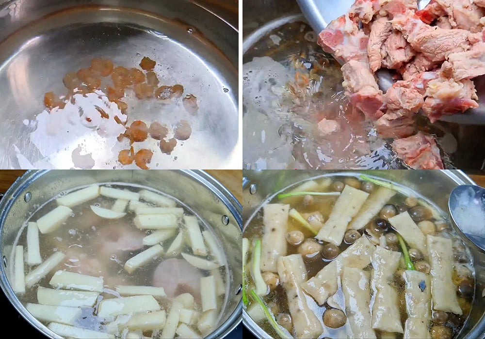 Các bước làm bánh canh cá lóc miền Tây