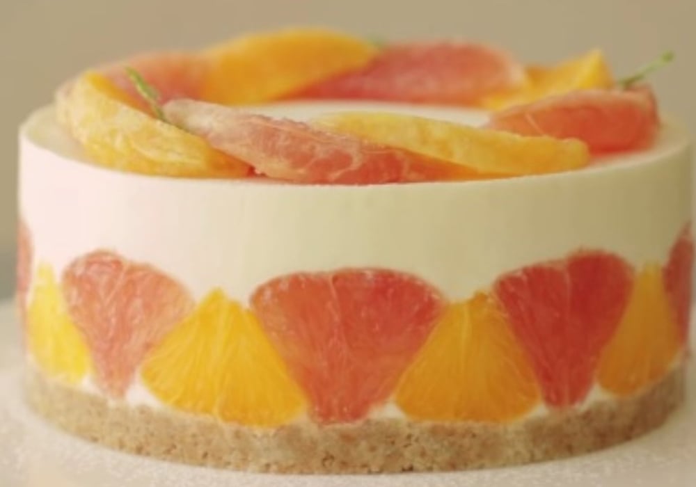 Bánh cheesecake cam